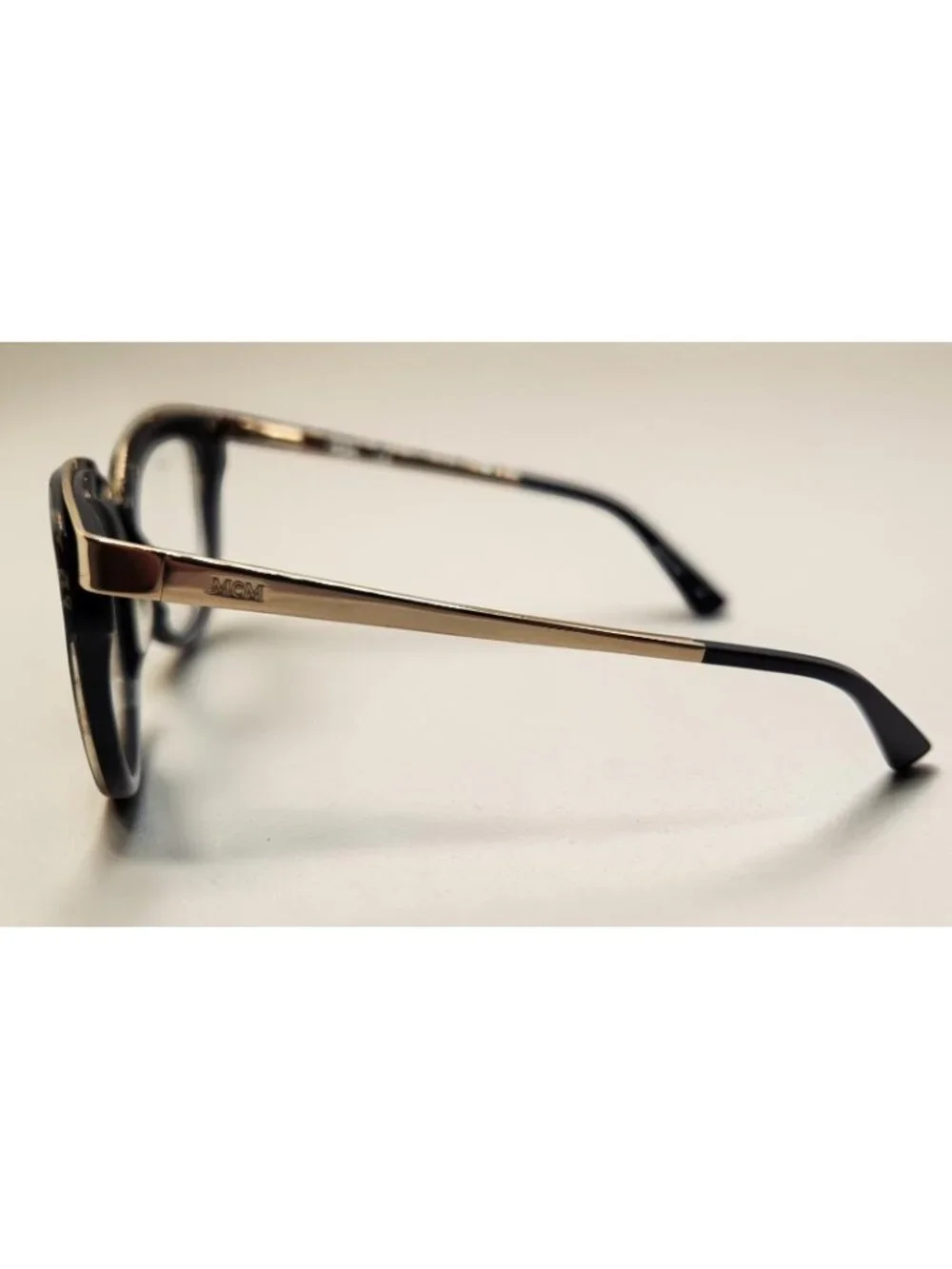 MCM2623 006 Eyeglasses Frames 52-16-135 Black Gold Visetos w/ Case & Cloth
